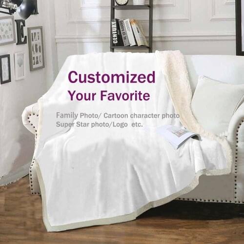 Customized Fleece Throw Blanket Flannel Blanket for Kids Adults Fuzzy Blanket for Travel Nap Bed Couch Chair( Cartoon Bros Etc.)