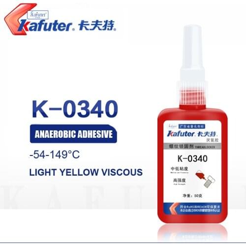 Kafuter K-0340 Universal Screw Locking Sealant Waterproof High Strength Bearing Locking Agent Anti-loosening Fastener