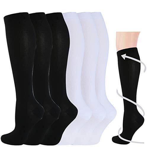 Compression Socks Kneel High 30 Mmgh Women Men Compression Stocking Best for Athletic Edema Diabetic Flight Socks Shin Splints