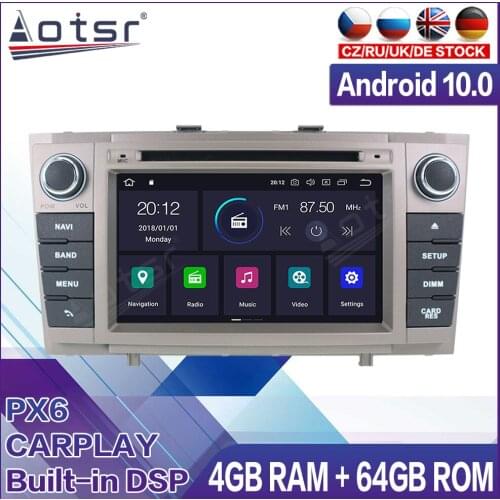 Android Radio Tape Recorder Video Car Multimedia Player Stereo For Toyota Avensis T27 2009 2010 - 2015 Head Unit GPS Navigation
