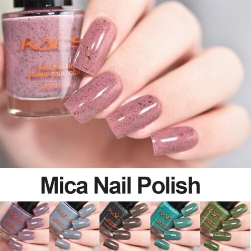 9.5ml Nail Lacquer Varnish 6 Color Mica Nail Polish Manicure Varnish Gel Nail Polishes Nail Art Tool for Nails Vernis Ongle