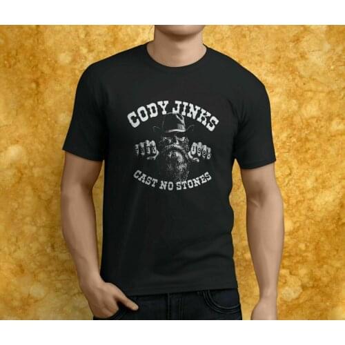 New Popular Super Cody Jinks Cast No Stones MenS Black T-Shirt