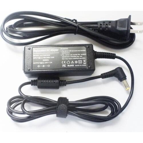 New 20V 2A AC Adapter Battery Charger Power Supply Cord For Lenovo Ideapad S10 S10e S10c S12 S10-2 S10-3 S10-3c S10-3s s10-3t