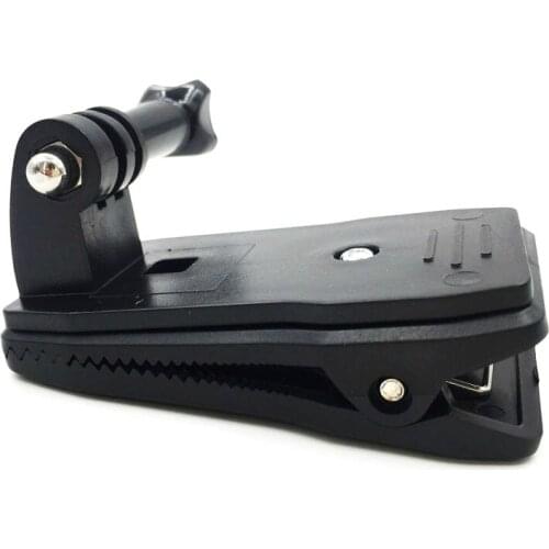 360 Degree Rotary Backpack Hat Clip Clamp Mount for Gopro Hero 5 3 4 Session SJCAM SJ4000 For Xiaomi Yi 4K Go Pro Accessory