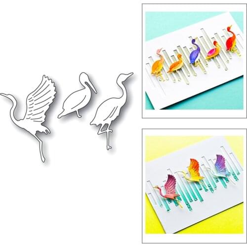 Animal Duck Goose Pattern Cutting Dies Decorative New 2021 for DIY Scrapbooking Photo Album Decorative Paper Card Metal Crafts