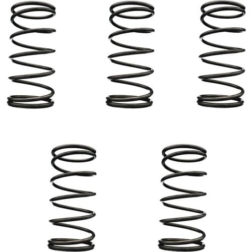 5PCS, Compressed Springs, 3mm Wire Diameter x 22mm Outer Diameter x (20-100)mm Free Length, Spring Steel Compressed Springs