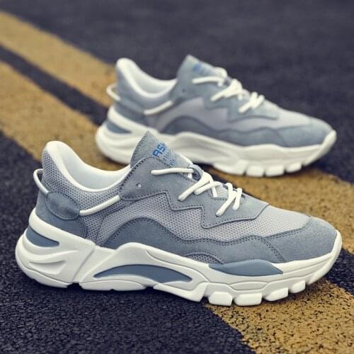 PUPUDA Summer Men Casual Shoes Fashion Sneaker Breathable Lightweight Mesh Running Shoes Lac-up Male Sneaker