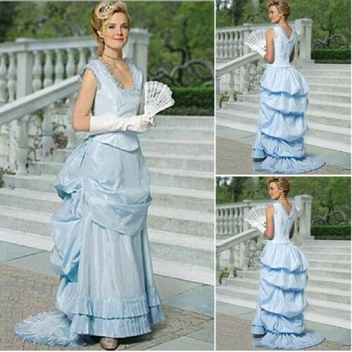 On sale SC-071 Victorian Gothic/Civil War Southern Belle Ball Gown Dress Halloween dresses Sz US 6-26 XS-6XL