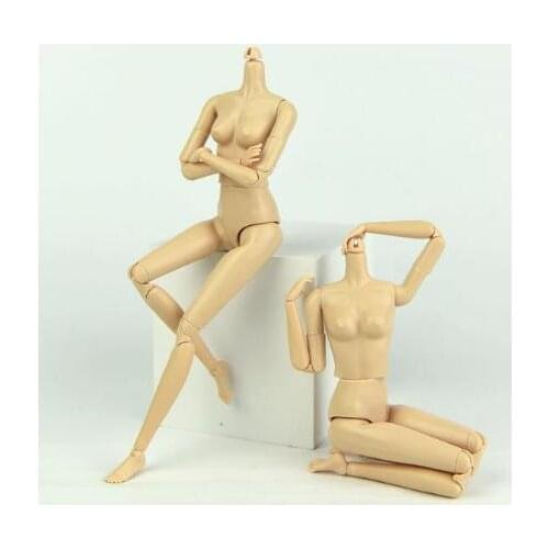 Joints Doll Body for PP/FR/BABI 1/6 Dolls Naked Body Female Doll Fairytales Doll Bodies Doll Accessories Kids Christmas Gifts