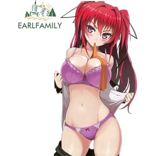 EARLFAMILY 13cm Anime Car Styling Naruse Mio Vinyl Decal Car Decal Exterior Sticker Window Wiper Decals Rear Car Styling