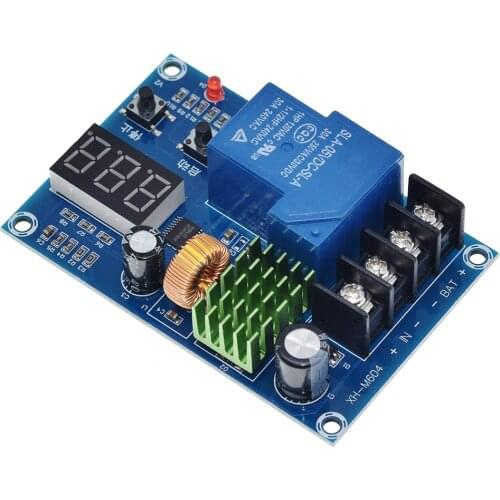 XH-M604 18650 Lithium Battery Charging Control Board DC 6-60V Li-ion Lead Acid Charge Protection 12V Digital Voltmeter