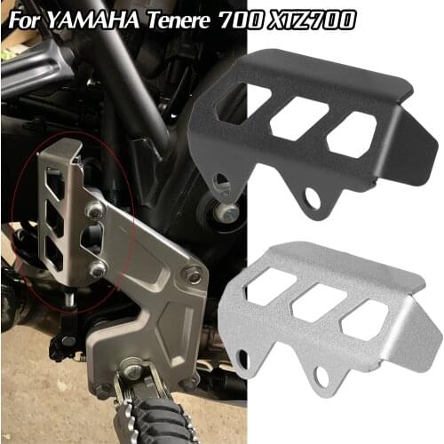Motorcycle Gear Shift Lever Protective Cover Rear Brake Master Cylinder Guard For YAMAHA Tenere 700 XTZ700 2019 2020 2021 Black