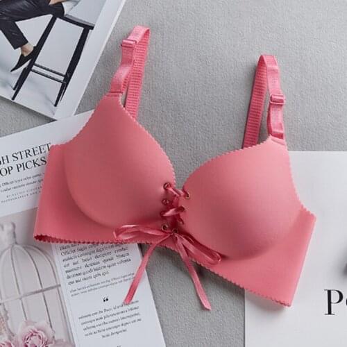 Sexy Seamless Bra Shell Massage Underwear Women Super Push Up Bra Comfortable Wire Free Sexy Lingerie Women LB Bra