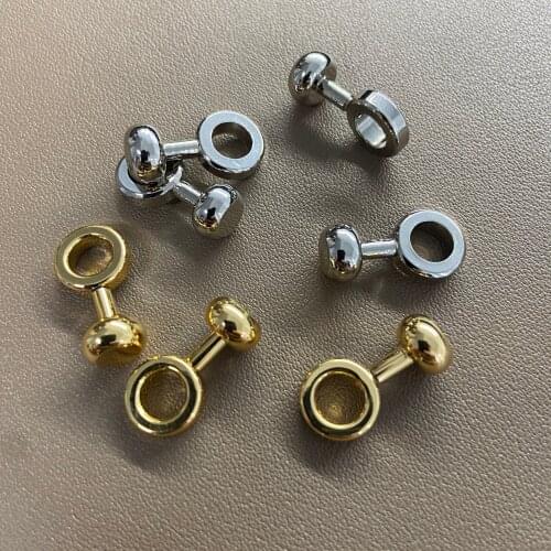 With O Ring Zipper Gap Interspersed link Bag Strap Buckle Reform Bag Add Chain Stealth Buckle Bag Chain linker Monk Head