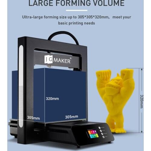 JGMAKER MAGIC 3d Printer Aluminium Frame DIY Kit Large Print Size 220*220*250mm Resume Failure Printing High Precision