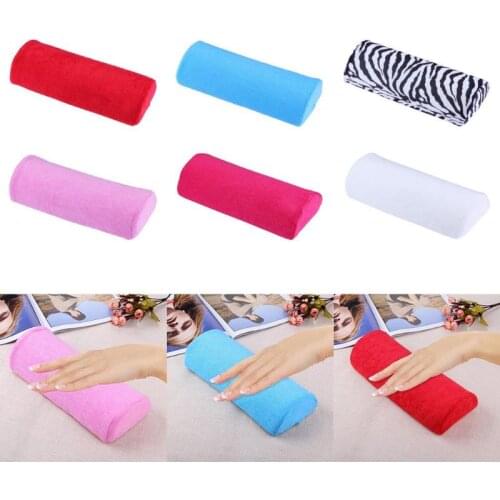 6 Colors Soft Nail Art Hand Rest Pillow Washable Hand Cushion Pillow Holder Arm Rests Manicure Nail Salon Tool