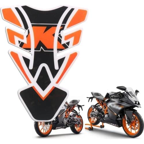 For 1050 1190 1290 ADV Adventure RC390 RC 390 125 200 RC8 Motorcycle Fishbone 3D Fuel Tank Pad Protective Stickers Decals