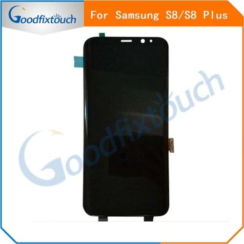 For Samsung S8 S8 Plus S8+ G950 G955 LCD Display Touch Screen Digitizer Assembly With Frame Replacement Parts