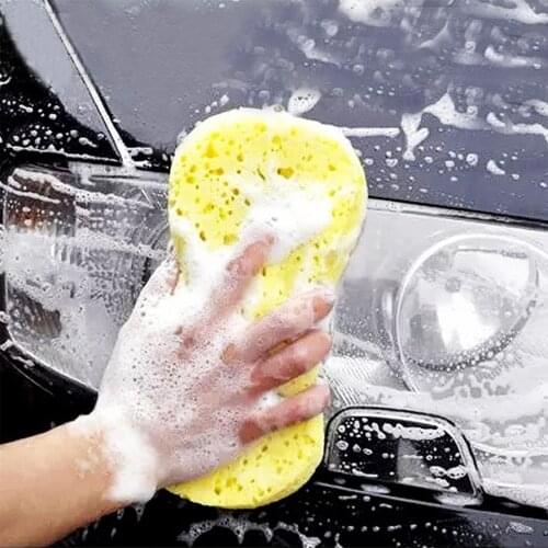 Auto Car Washing Sponge Wash Paint Cleaner Care Multipurpose Cleaning Tool Compressed Water sponge brush dusting random color