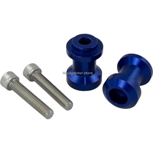 NICECNC 8mm Stand Screws Swingarm Spools Slider For KAWASAKI Z650 Z800 Z900 Z1000 Z1000SX NINJA 600 ZX-6R For TRIUMPH THRUXTON R