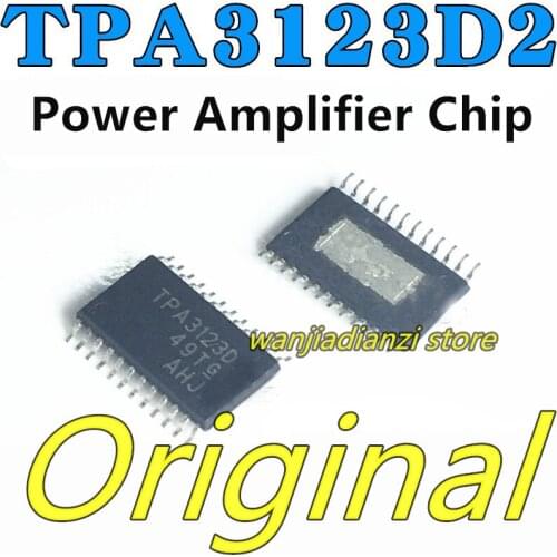 New and original TPA3123D2 TPA3123D2PWPR HTSSOP24 Power amplifier chip, integrated IC, audio amplifier budget
