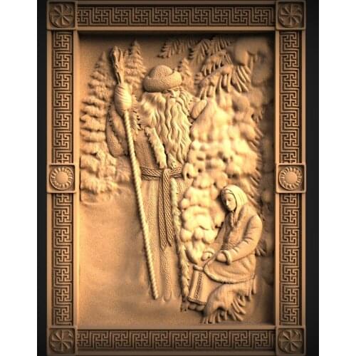 STL Relief Model 3D Model for CNC Router 3D Printer Artcam Aspire Bas Relief STL File Format 3D Carving Home Wall Decoration