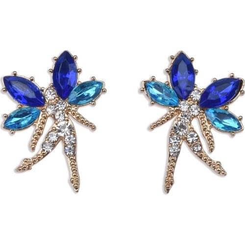 Luxury Crystal Small Elf Drop Earrings Women Fashion Dancing Girls Dangle Earring Jewelry Female Indian Ethnic Party ZA Earrings