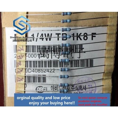 30pcs only orginal new ABCO resistance ABCO resistance Korea 1 4W 0.25W 1.8K Euro 1.8K can pay