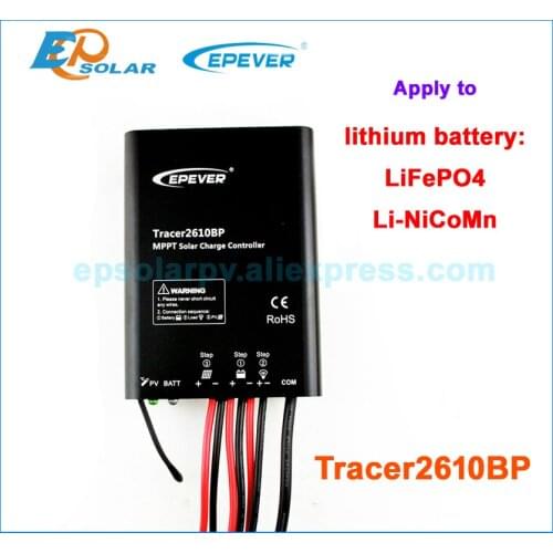 Tracer2610BP EPEVER 10A mppt solar portable controller 12V/24V automatic work battery charger EP series regulator