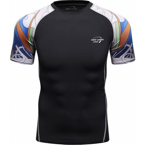 Cody Lundin Factory Prices Full Printing Oversized Short Sleeves Rash Guard Outdoor Rashguard