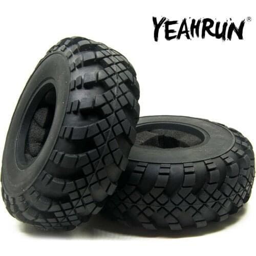 Universal 2.2 inch Beadlock Wheel Rims Rubber Tires for Axial Wraith 90018 1/10 RC Crawler Car Wear-resisting Dragon Claw Tire