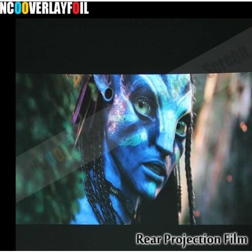 1.524x2 meters ) Grey Front Projector Screen Film Adhesive High definition and High contrast