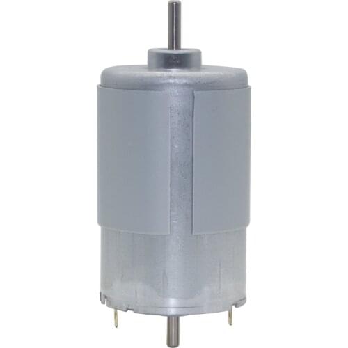1pcs DC12V 24V 4000-8000rpm RS555 Dual Output Shaft Large Power High Speed Motor for DIY