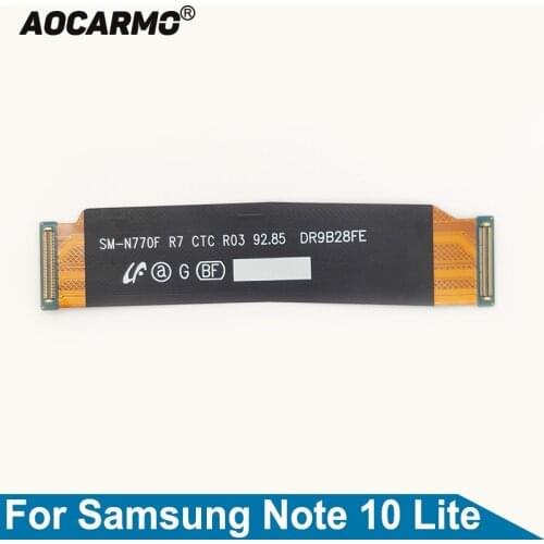 Aocarmo For Samsung Galaxy Note 10 Note10 Lite Main Board Connector Motherboard Connection Flex Cable Replacement Part