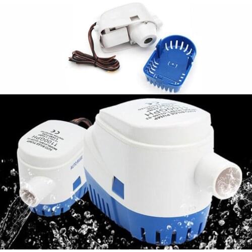 Automatic 12V 1100GBH Bilge Water Pump Submersible Pumps with Float Switch Car Styling