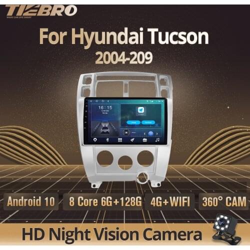 2DIN Android 10.0 Car Radio For Hyundai Tucson 2004-2009 GPS Navigation Stereo Receiver Auto Radio DSP Car Multimedia Player IGO