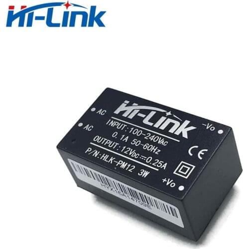 Free Shipping 40pcs Hi-Link Original 220V to 12V 3W AC DC Power Converter Module