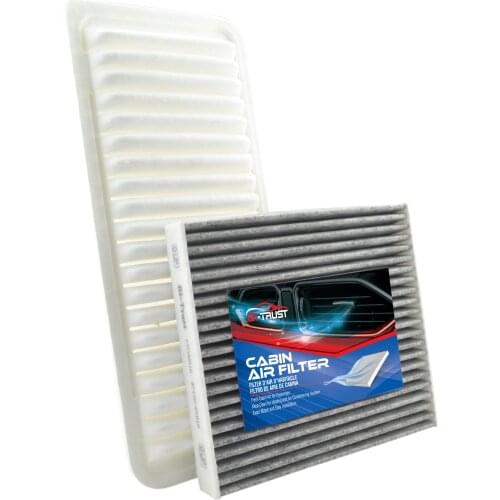 Bi-Trust Engine & Cabin Air Filter Actived Carbon for 2008-2010 Toyota Highlander