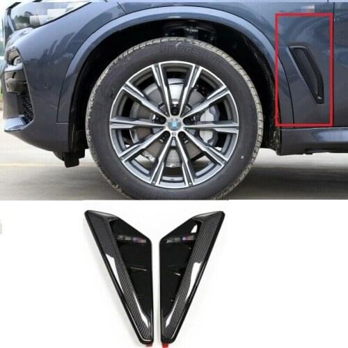 F95 Replacement Car Styling Carbon Fiber/ABS Front Fender Side Air Vent Cover Trim For BMW X Series X5 G05 X5M F95 2019-2021