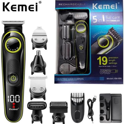 Electric Hair Clipper professional Hair trimmer Multifunction Beard trimmer for men wireless nose hair trimmer shaver hair cut 4