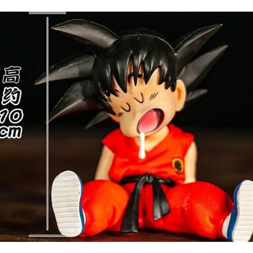 Dragon Ball Z Son Goku Anime Figure Sleeping Goku Figurine PVC Toys Kawaii Toys PVC Model Cute Figma Brinquedoe DBZ Juguetes