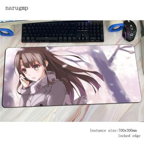 Saenai Heroine no Sodatekata mouse pad gaming mousepad HD pattern office notbook desk mat cool new padmouse games pc gamer mats