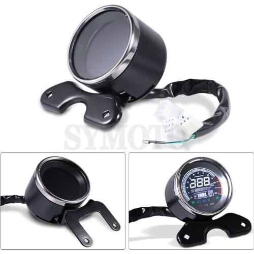 Multi-functional Universal Led Instrument Digital Odometer Speedometer Tachometer Fuel Level Meter Indicator Water Temperature