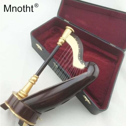 Mnotht 1/6 Harp Model Scene Accessory Classical Musical Instruments Toy for 12in Soldier Action Figure 25cm Cannot Play m3n