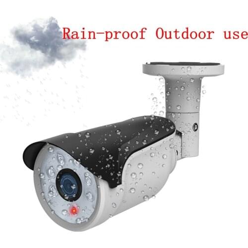 Home virtual smart CCTV camera Waterproof level ip66 dummy Fake CCTV security camera with flashing red LED light