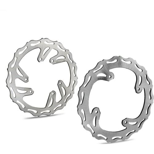 Front Rear Brake Disc Rotor For Honda CR125 CR250 CRF250R CRF250X CRF450R CRF450X CR 125 250 CRF 250R 250X 450R 450X 2002-2017
