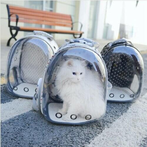 Portable Pet Carrier Backpack Space Capsule Travel Dog Cat Bag Cat Backpack