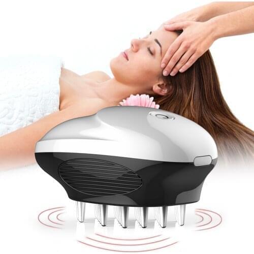 Silicone Massage Comb Effectively Releasing Scalp Fatigue Portable Easy -Operating Healthy Handheld Electric Mini