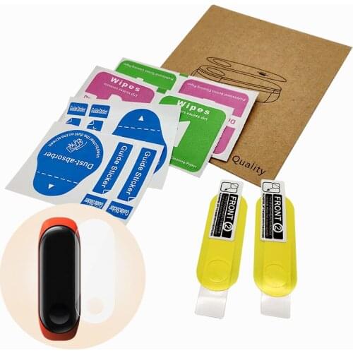 Wristband Screen Protector For Xiaomi Mi Band 3 Smart Wristband Bracelet HD Ultra Thin Anti-scratch Cover Protective Film