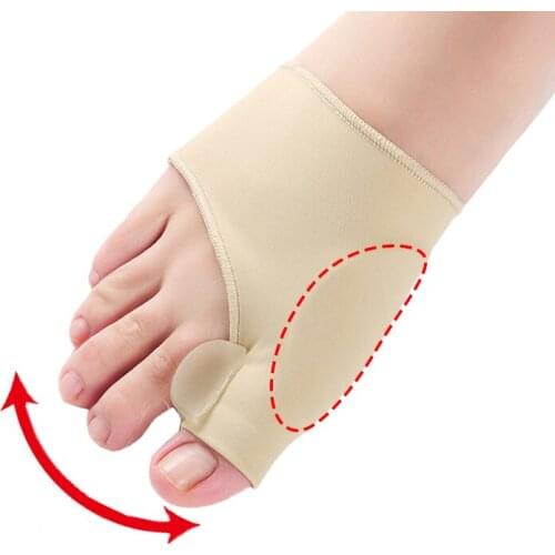 1Pair Big Bone Orthopedic Correction Pedicure Socks Silicone Hallux Valgus Orthosis Support Toe Separator Foot Care Tool